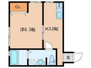 ＨＩ－ｌｉｇｈｔ仲田の物件間取画像